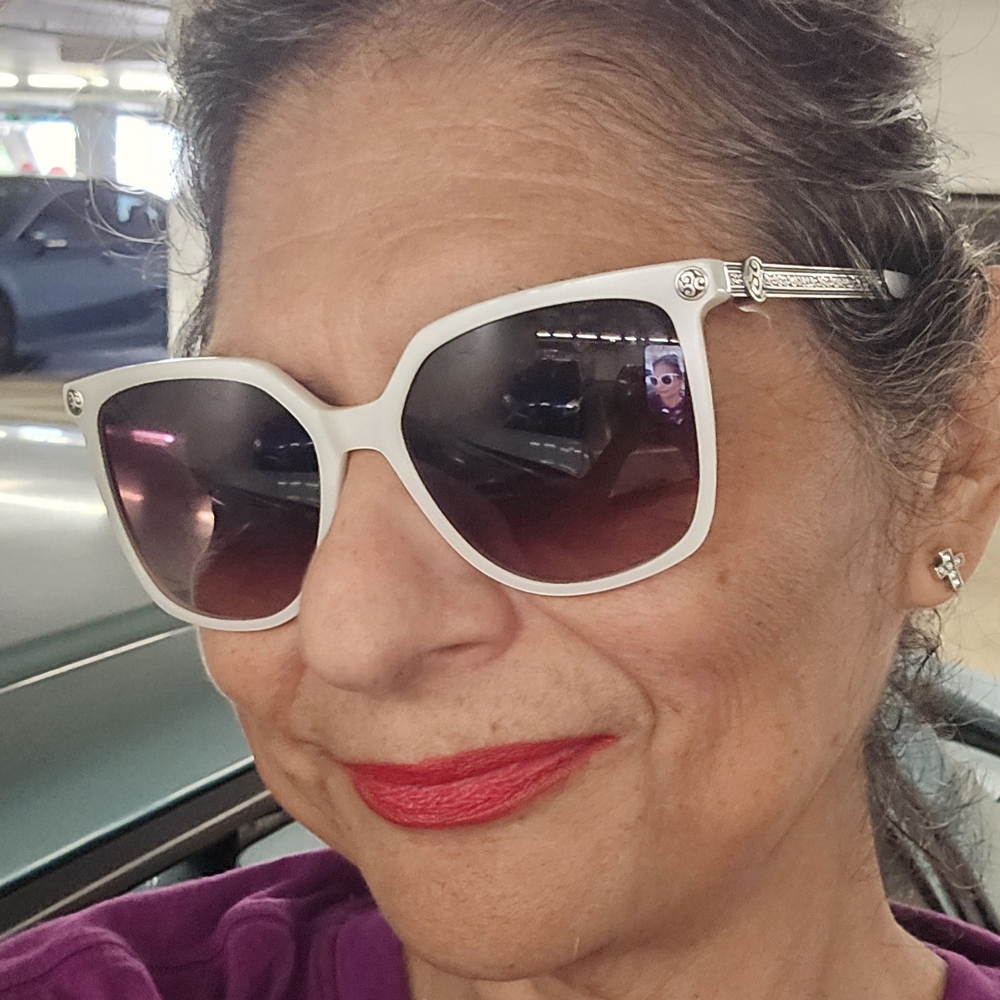 Brighton Mingle Sunglasses Pear White, Authentic No Box